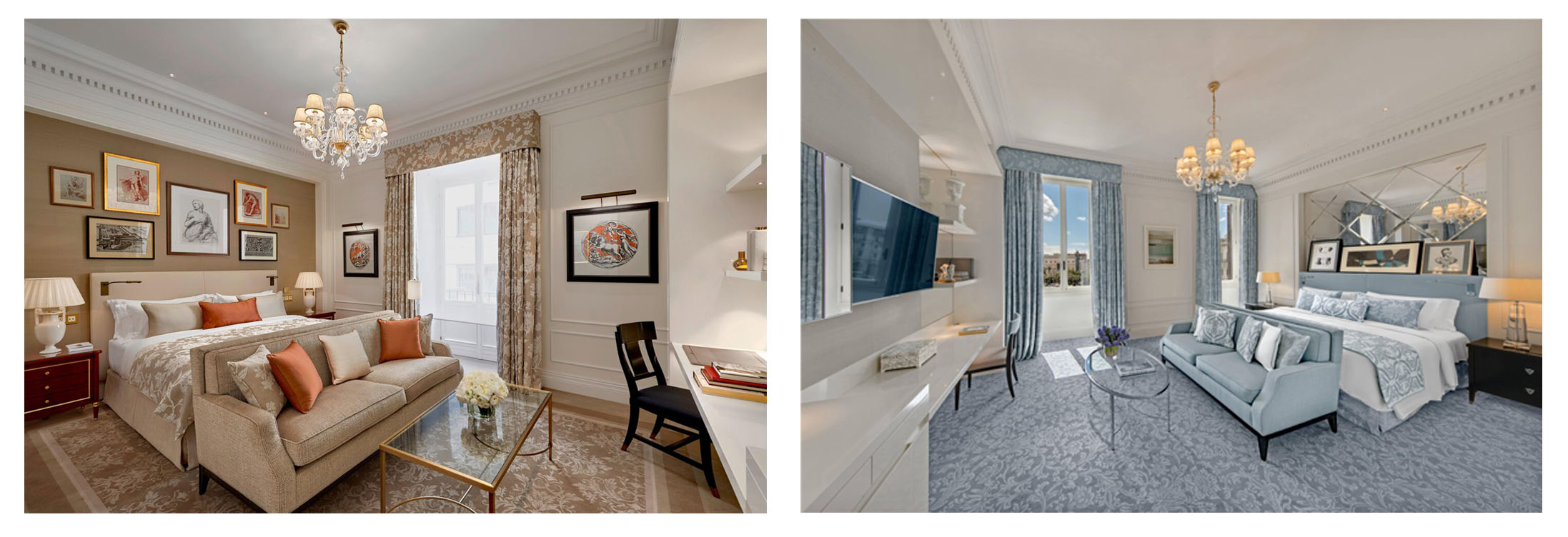 King and King Imperial suites at The St. Regis Rome